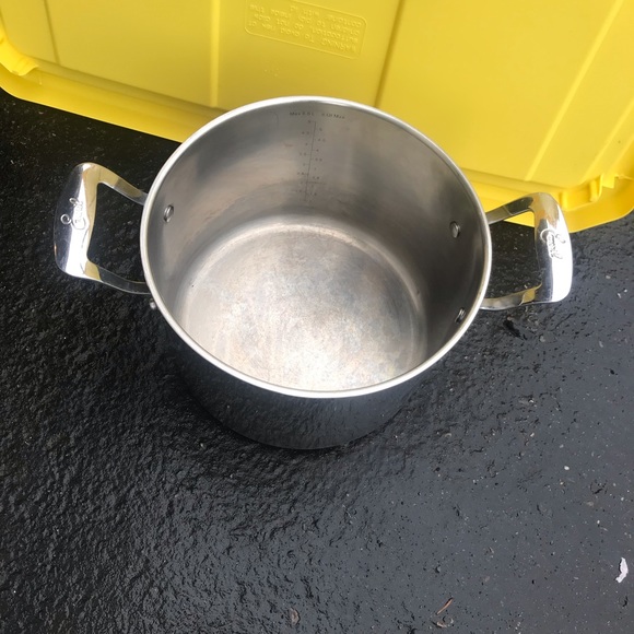 Emeril Kitchen Emeril All Clad Copper Core 6 Quart Stock Pot Pan